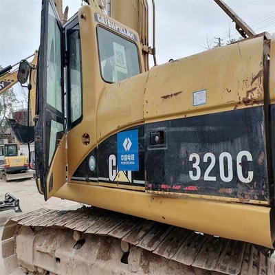 Ottime condizioni di lavoro Escavatore usato Caterpillar 320C con motore CAT originale