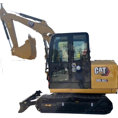 CAT 305.5E2 Escavatore su Caterpillar 34kw Escavatore a trascinatore usato 0-2000 ore di lavoro
