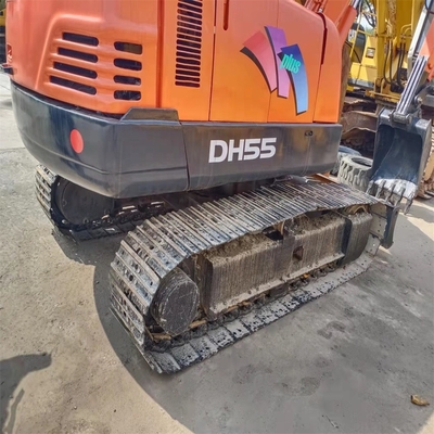Escavatori per scarico di seconda mano Doosan DH55 40KW Escavatori idraulici usati per Sal