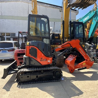 Capacità del secchio 0,15m3 Hitachi Used Excavator ZX35 Digger in ottime condizioni
