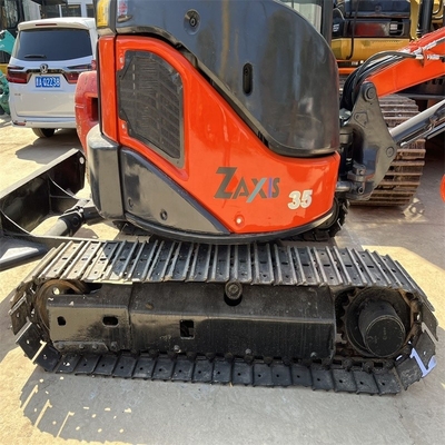 Capacità del secchio 0,15m3 Hitachi Used Excavator ZX35 Digger in ottime condizioni