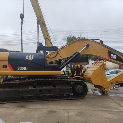 Cat 336D2 Digger di seconda mano con motore giapponese originale e capacità di secchio di 2,12 m3