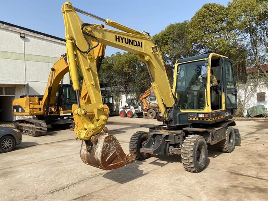 Escavatore a ruote 6 tonnellate per progetti di costruzione