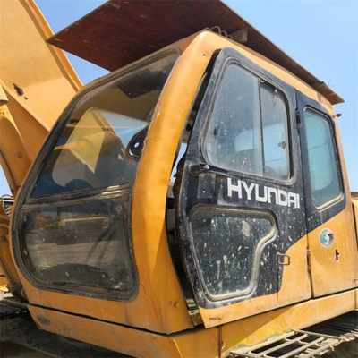 Escavatori Hyundai 210-5 di seconda mano da 20 tonnellate con potenza di 110 kW e altre valvole idrauliche