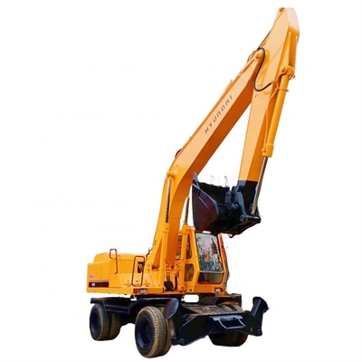 15 tonnellate Hyundai Used Wheel Excavator 150W con colore originale e valvola idraulica