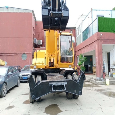 15 tonnellate Hyundai Used Wheel Excavator 150W con colore originale e valvola idraulica
