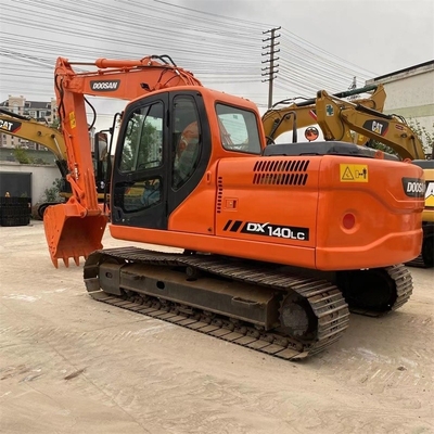 Usato Doosan DX140LC Escavatore idraulico Crawler cinese di seconda mano Digger Machine