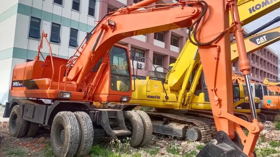 DOOSAN DH150w-7 Excavator ruota vernice originale e 16000 KG in magazzino per la costruzione