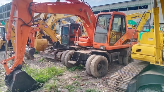 DOOSAN DH150w-7 Excavator ruota vernice originale e 16000 KG in magazzino per la costruzione