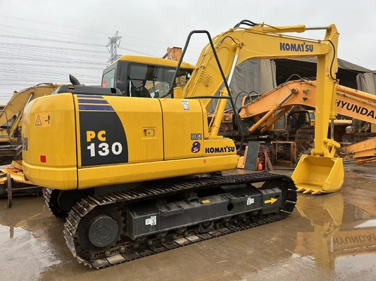 Buone condizioni Komatsu PC130 escavatore scavatore di seconda mano con ore di lavoro ridotte