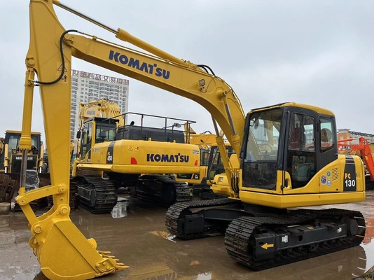 Buone condizioni Komatsu PC130 escavatore scavatore di seconda mano con ore di lavoro ridotte