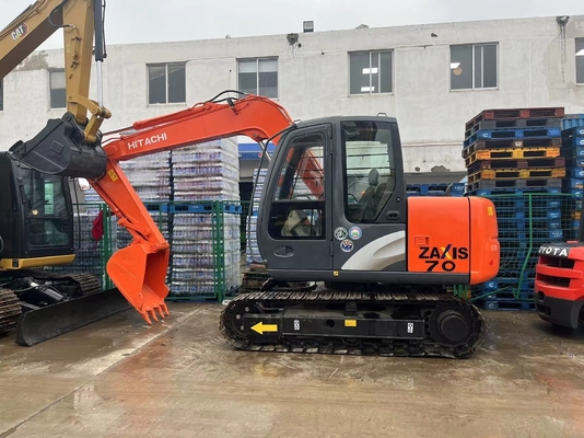 Minime ore di lavoro Importazione di seconda mano dal Giappone HITACHI ZX70 Macchina da costruzione con vantaggi