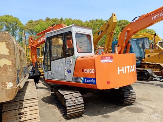 Motore Quancai HITACHI EX60 Escavatore 6 tonnellate Escavatrice con capacità di secchio di 0,32m3