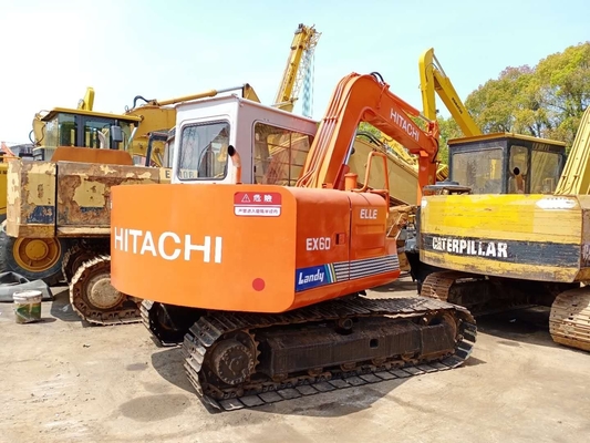 Motore Quancai HITACHI EX60 Escavatore 6 tonnellate Escavatrice con capacità di secchio di 0,32m3