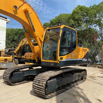 cilindro idraulico Liyuan Used Digger Corea Vernice originale Hyundai escavatore 220LC-9S