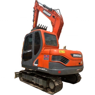 Alta efficienza operativa Motore originale Doosan DX80 Escavatore usato Giappone Digger