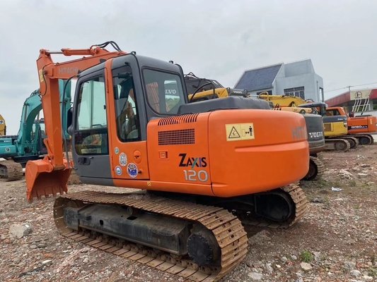 Escavatore HITACHI ZX120 di seconda mano da 12 tonnellate in ottime condizioni di funzionamento