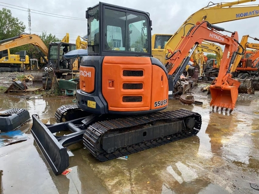 Alta efficienza HITACHI ZX55USR mini escavatore 5.5 tonnellate Peso di esercizio utilizzato