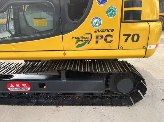 Crawler usato Komatsu PC70 escavatore 7TON con vernice originale e altre valvole idrauliche