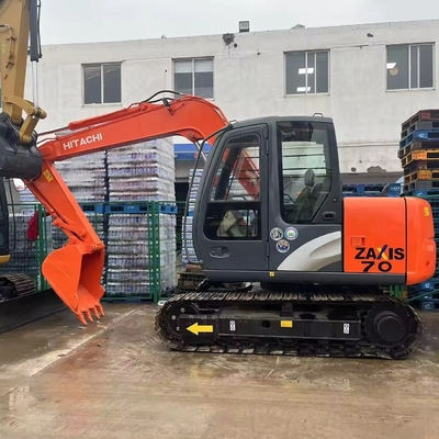 Escavatori idraulici di seconda mano Hitachi ZX70 con capacità di 0.28m3