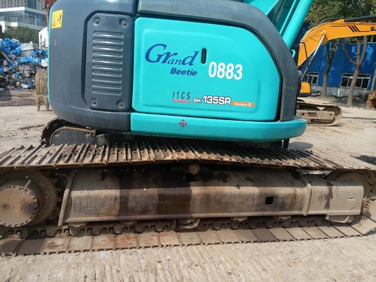 KOBELCO Used Crawler Excavator SK135S in buone condizioni Original Paint Hydraulic Digger