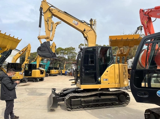 Mini escavatore Caterpillar 307.5 usato dal Giappone ore di lavoro basse e peso della macchina 7500 KG