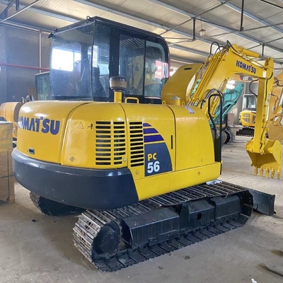 Mini Digger 5.6TON Usato KOMATSU PC56 Crawler Excavator in Giappone con basso consumo di carburante
