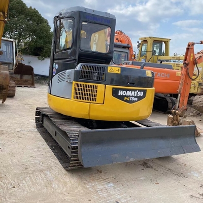 Usata Komatsu PC78 escavatore 7ton 8ton Crawler Digger attrezzature in ottime condizioni