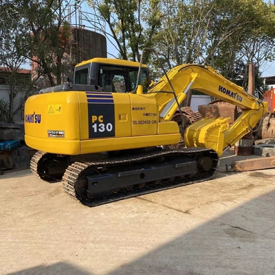 13 tonnellate di peso operativo Komatsu PC130 escavatore importato dal Giappone in in Shanghai Yard