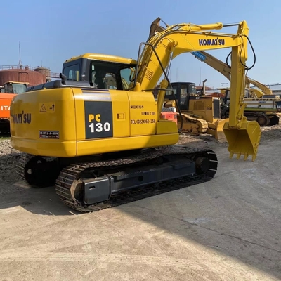 13 tonnellate di peso operativo Komatsu PC130 escavatore importato dal Giappone in in Shanghai Yard
