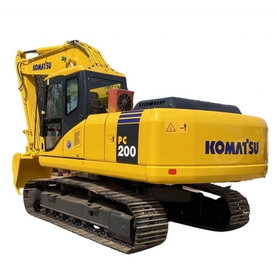 Scavatore da 20 tonnellate nel cantiere di Shanghai Komatsu pc200 escavatore utilizzato con pompa idraulica da 105KW