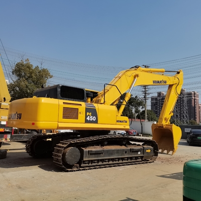 Giappone Importa Escavatore Komatsu PC450 Usato Escavatore da 45 Tonnellate nel cantiere di Shanghai