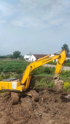 Buone condizioni HYUNDAI 225LC-7 escavatore di seconda mano per la costruzione e l'agricoltura