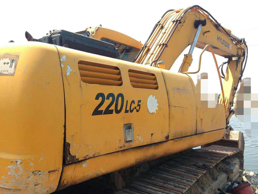 Corea Originale 22Ton Hyundai 220LC-5 di seconda mano Crawler Digger con Buone prestazioni
