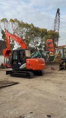 Escavatore a trascinatore usato originale giapponese Hitachi zx70 con motore EPA e design a trascinatore