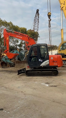 Escavatore a trascinatore usato originale giapponese Hitachi zx70 con motore EPA e design a trascinatore