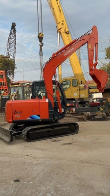 Escavatore a trascinatore usato originale giapponese Hitachi zx70 con motore EPA e design a trascinatore