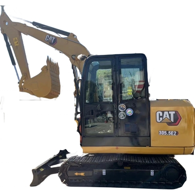Escavatore giapponese usato Motore originale 2019 Diesel Digger 5,5 tonnellate Caterpillar 305.5E2