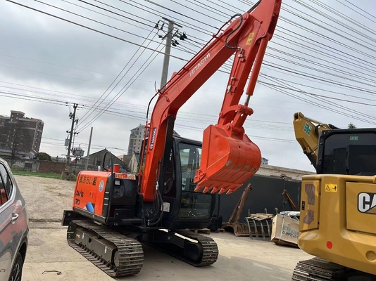 7T Mini Digger Hitachi zx70 Crawler Mini Escavatore con motore EPA Usato Originale Giappone