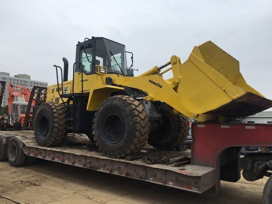 Caricatore a ruote Komatsu da 20 tonnellate usato WA320 con motore originale e pompa idraulica Liyuan