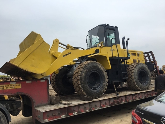 Caricatore a ruote Komatsu da 20 tonnellate usato WA320 con motore originale e pompa idraulica Liyuan
