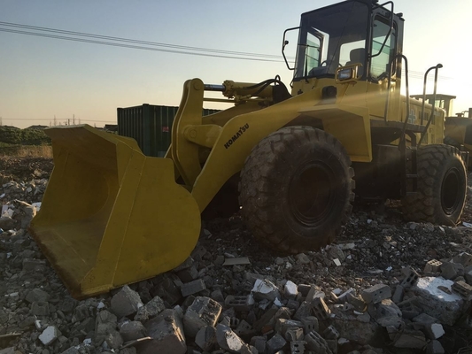 Caricatore a ruote Komatsu da 20 tonnellate usato WA320 con motore originale e pompa idraulica Liyuan