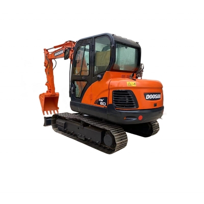 Apparecchiature pesanti per la costruzione Doosan DX60 Escavatore usato con cilindro idraulico