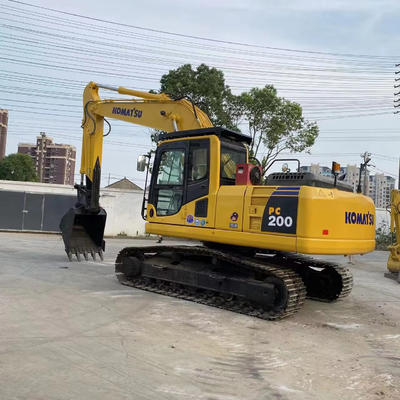 Originale KOMATSU PC200-8 Escavatore di seconda mano da 20 tonnellate con scarse ore di lavoro