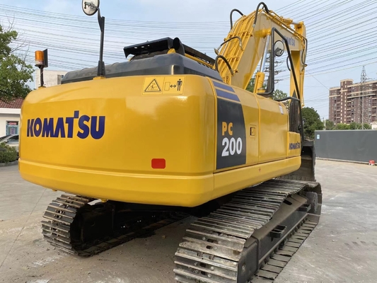 Originale KOMATSU PC200-8 Escavatore di seconda mano da 20 tonnellate con scarse ore di lavoro