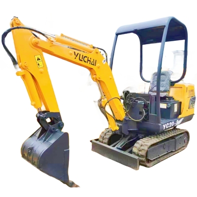 20KW Yuchai YC20-8 mini escavatore 2 tonnellate
