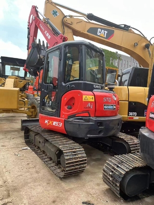Escavatori usati Kubota KX163-5 con cilindro idraulico Liyuan e tempi di lavoro ridotti
