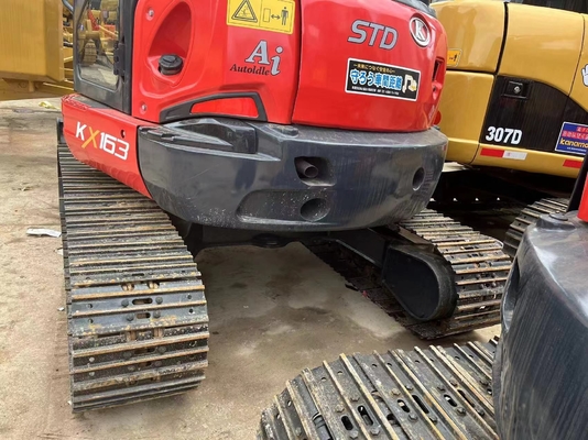 Escavatori usati Kubota KX163-5 con cilindro idraulico Liyuan e tempi di lavoro ridotti