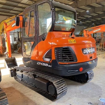 2022 Doosan DX55-9C scavatore idraulico di seconda mano con valvola idraulica originale