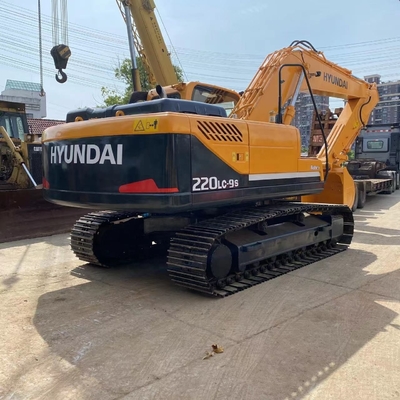 220LC Used Hyundai Crawler Excavator in stock con altre pompe idrauliche